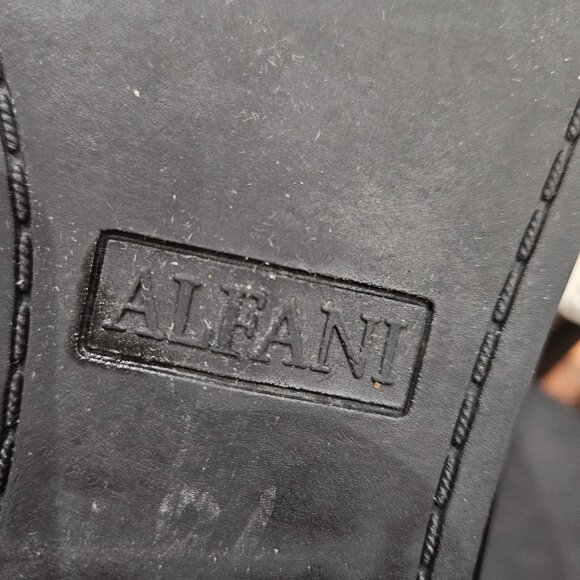 Mens Alfani Black Leather Loafers With Memory Foam Sole size 13 M - Picture 6 of 7